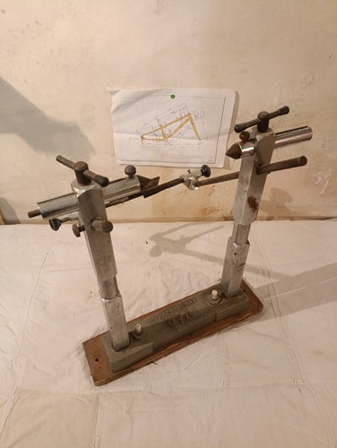 Vintage var wheel truing - wheel, stand